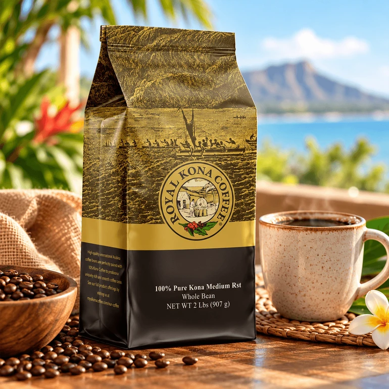 Private Reserve Medium Roast 100% Kona Coffee - 2lb Bag