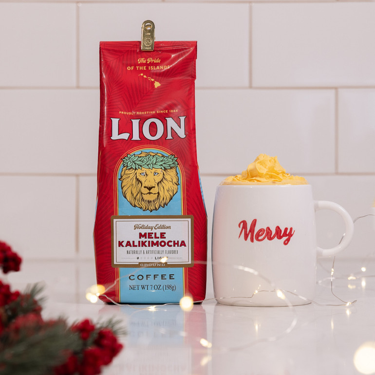 Lion Mele Kalikimocha Holiday Coffee