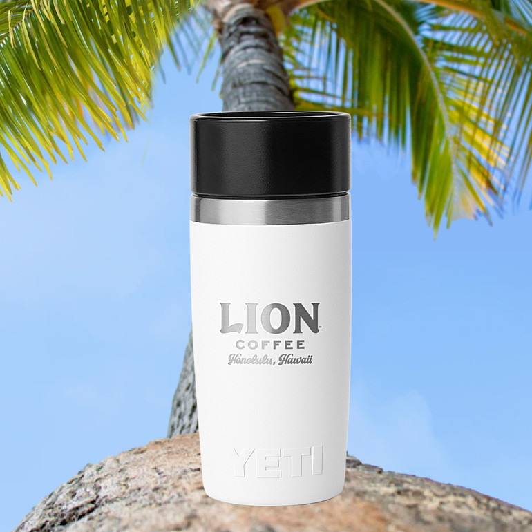 Lion Coffee Logo Traveler Mug 12oz