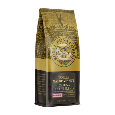 Vanilla Macadamia 10% Kona Blend Coffee