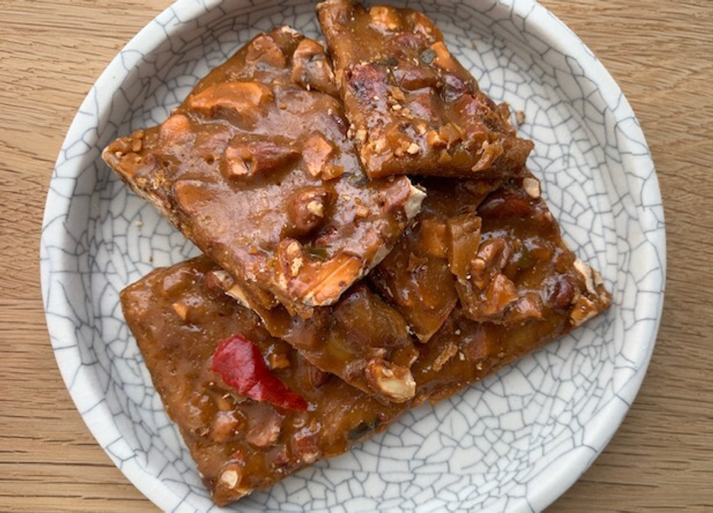 NEW! Chili Lime Cashew Brittle
