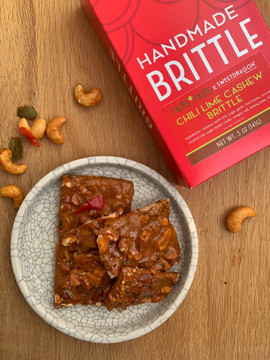 NEW! Chili Lime Cashew Brittle