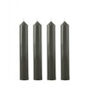 Domaine Lumiere Dinner Candle 7 Hrs Zinc Grey