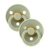 BIBS Pacifier 2 Pack 0+months Round Size 1 Sage