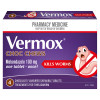 Vermox Choco Chews Mebendazole 100mg 4 pack