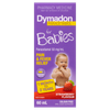 Front of Dymadon Paracetamol for Babies 1 month-2years Strawberry 60ml