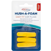 SurgiPack Hush-A-Foam Taper-Fit Ear Plugs 3 Pairs