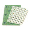 Pilbeam Living Bee 50 Page Notebooks Set of 3 in Green, Gold and White