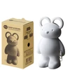 Qualy Teddy Scissors Clips Holder And Paper Weight White