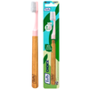 Tepe Choice Resuable Beechwood Handle Toothbrush and 3 Plant-Based Brush Heads Assorted Colours