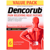 Dencorub Medicated Pain Relieving Heat Patches 6 Patches
