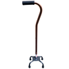 Surgical Basics Walking Stick Adjustable Quad Base Gold 72-95cm product image