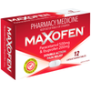 Maxofen Paracetamol 500mg & Ibuprofen 200mg Double Action Pain Relief 12 Capsules