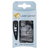 Lady Jayne One Touch Clips 10 Pack 3013B Black