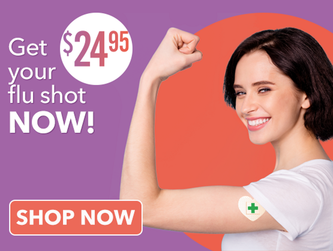 Fight the flu! Get your flu shot now! $24.97 - Book now