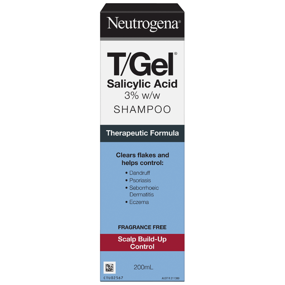 Shop Neutrogena T/Gel 3% w/w Salicylic Acid Shampoo 200ml Fragrance Free