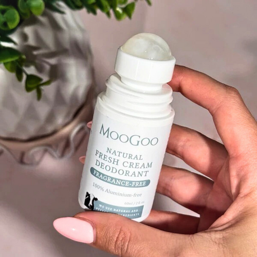 MOOGOO Fresh Cream Deodorant Fragrance Free 60mL