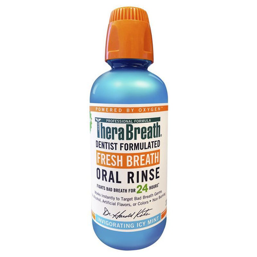 TheraBreath Icy Mint Oral Rinse 473 ml