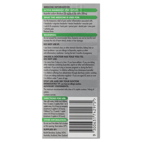 Nurofen Zavance - 24 Caplets