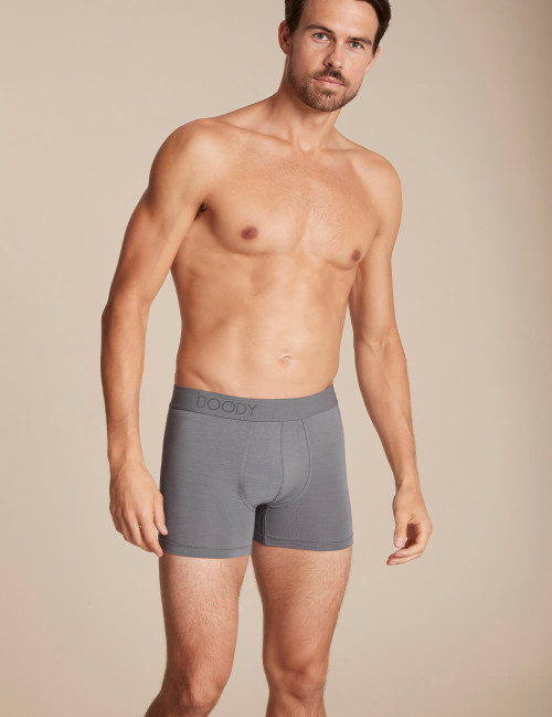 Boody Men's Everyday Boxers Ash Small