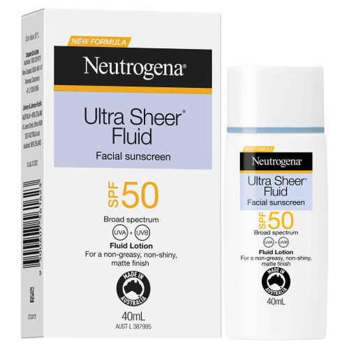 Neutrogena Ultra Sheer Face Fluid SPF 50 40mL FP 1