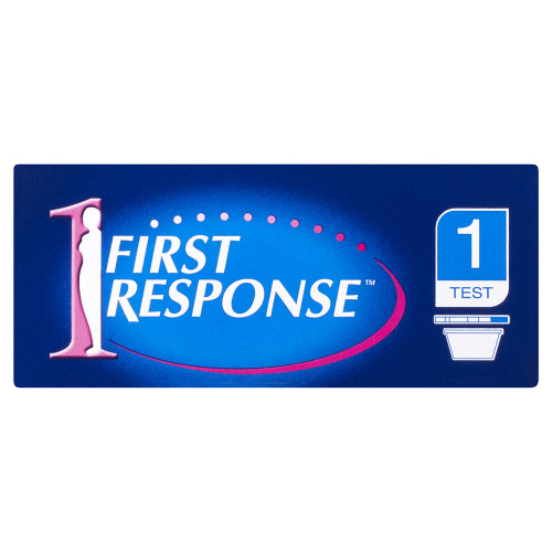 First Response Dip & Read Pregnancy Test 1 Pack top of packet First Response Dip & Read Pregnancy Test 1 Pack top of packet