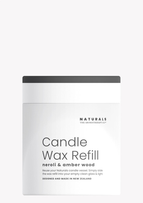 The Aromatherapy Co. Naturals Candle Wax Refill - Neroli & Amber Wood 400g