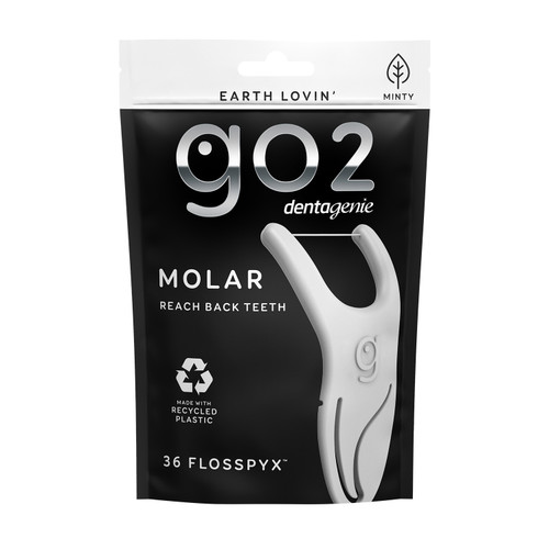 go2 dentagenie Molar Flosspyx 36 Pack