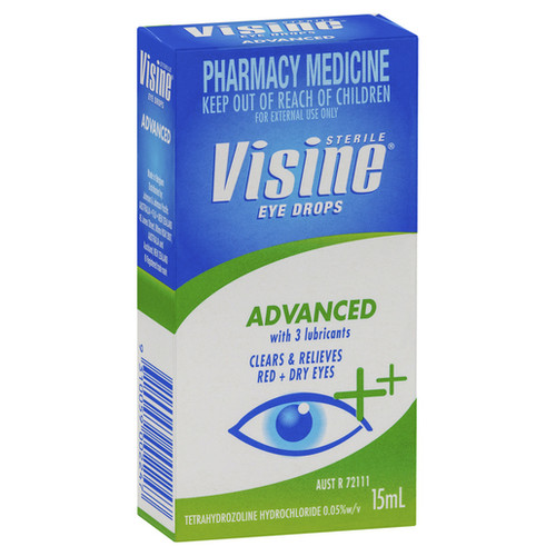 Visine Advanced Eye Drops 15 ml
