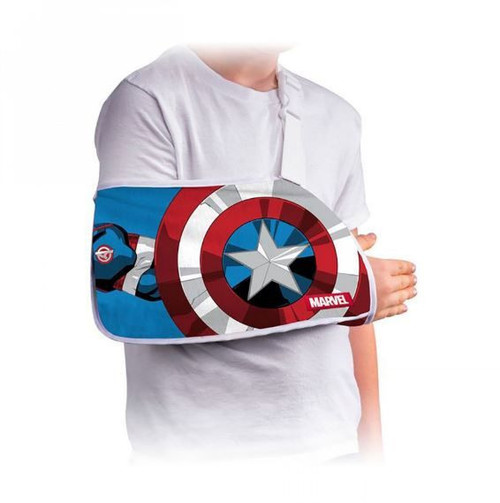 DonJoy Marvel Kids Arm Sling Captain America (XXS) Paediatric 23cm arm length