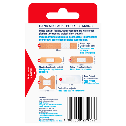 Elastoplast Hand Mix - Pour Les mains 20 Pack