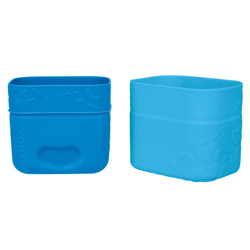 b.box Silicone Snack Cups - Ocean