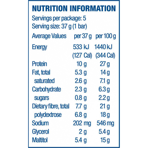 Atkins Day Break Sea Salt Caramel Crisp Bars 37g Energy