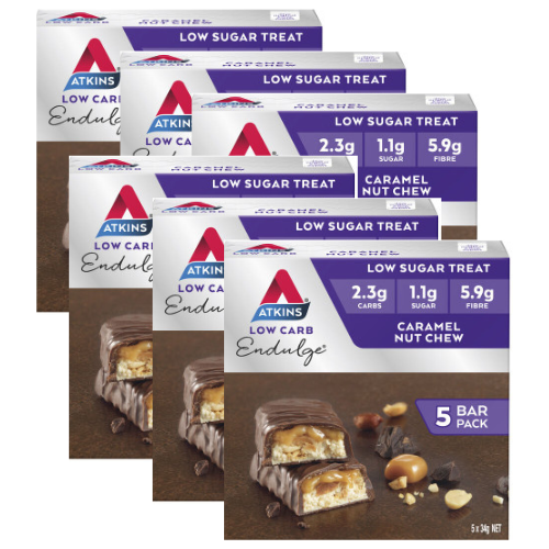 Atkins Endulge Caramel Nut Chew 30 Bars