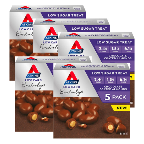 Atkins Endulge Chocolate Coated Almonds 30g x 25 Pack