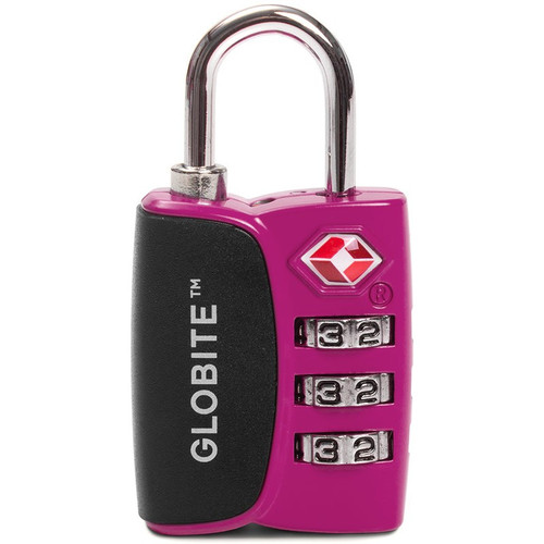 Globite TSA 3 Dial Combination Lock Pink