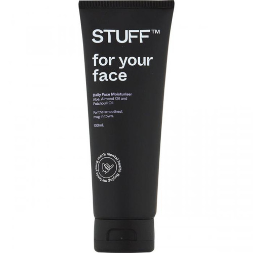 STUFF Daily Face Moisturiser Aloe, Almond & Patchouli Oil 100ml