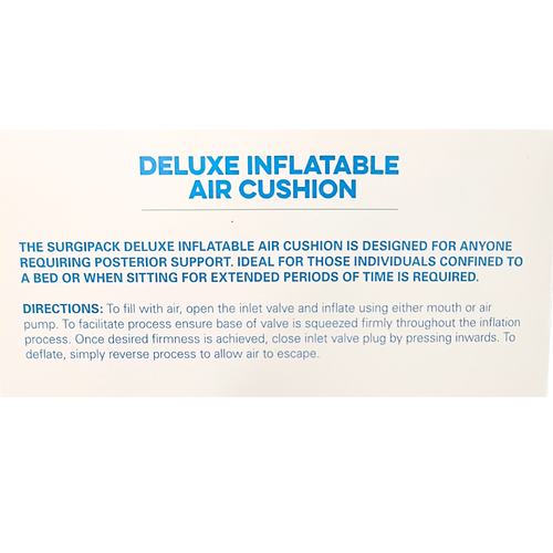 The image shows information label from the package