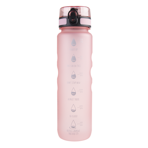 Oasis Tritan Motivational Sports Bottle Gradient Pink 1 Litre