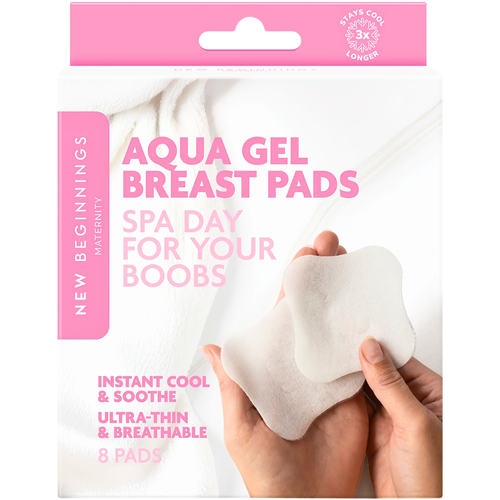 New Beginnings Aqua Gel Breast Pad 8 Pack