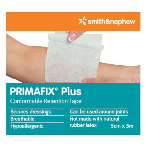 Primafix Plus Conformable Retention Tape 5cm x 5m 1 Roll