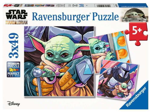 Ravensburger Star Wars Puzzle Grogu Moments 3x49pc