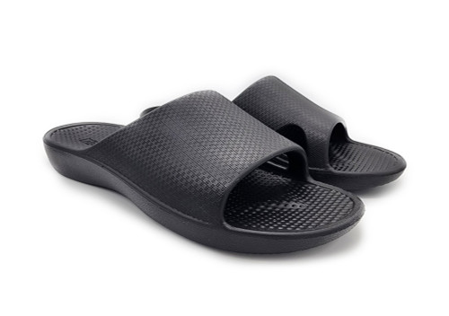 Archline Rebound Orthotic Slides Black Size Euro 38