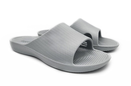 Archline Rebound Orthotic Slides Stone Grey Size Euro 36