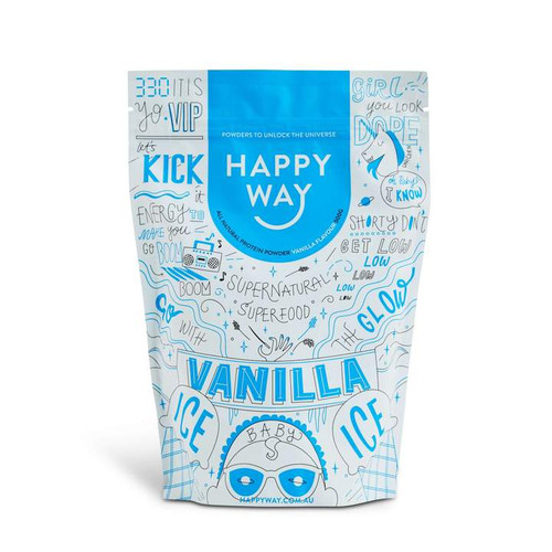 Happy Way Vanilla Ice Ice Baby Whey Protein Powder