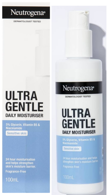 Neutrogena Ultra Gentle Daily Moisturiser Sensitive 100mL
