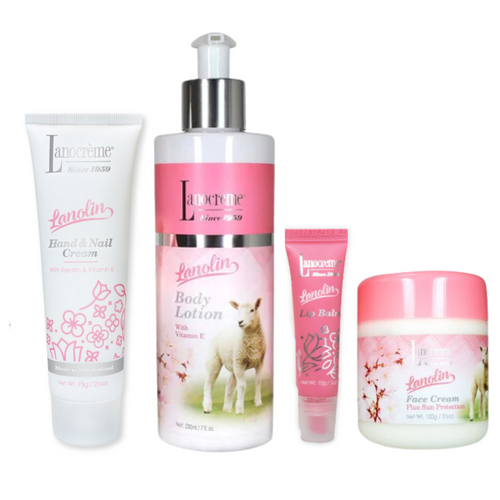 Lanocreme Lanolin Skincare Collection with Vitamin E