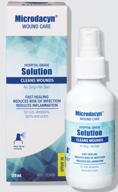 Microdacyn Hydrogel Wound Care Solution 120ml