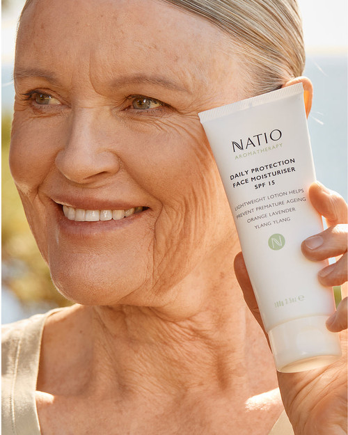 Natio Aromatherapy Daily Protection Face Moisturiser SPF 15+ 50ml