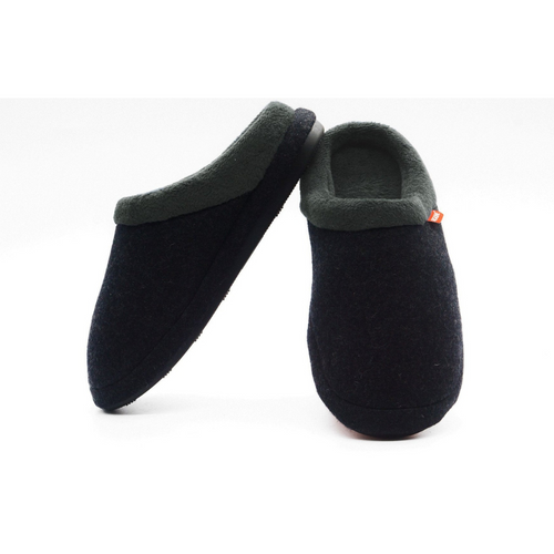 Archline Orthotic Slippers Slip-On Charcoal Marl